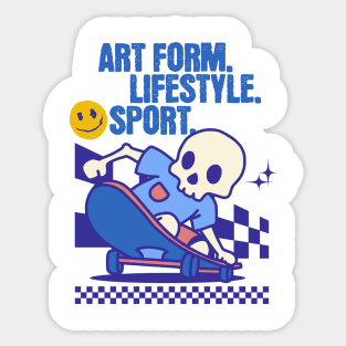 Art Form Lifestyle Art Skateboarding Sticker